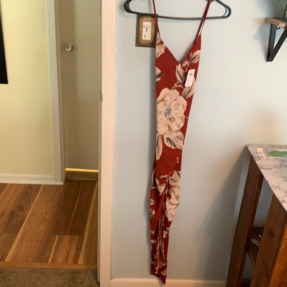 Brand new floral high low floral dress